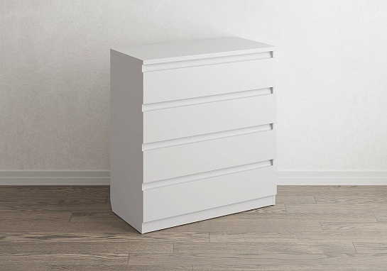 Комод Aksel 4 ящика (белый)